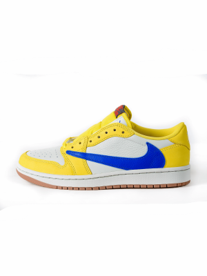 Jordan 1 Retro Low OG SP "Travis Scott Canary Yellow"